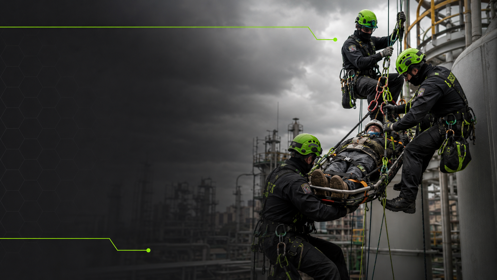 Rescate industrial y apoyo de emergencia
